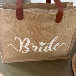 Bride beach bag